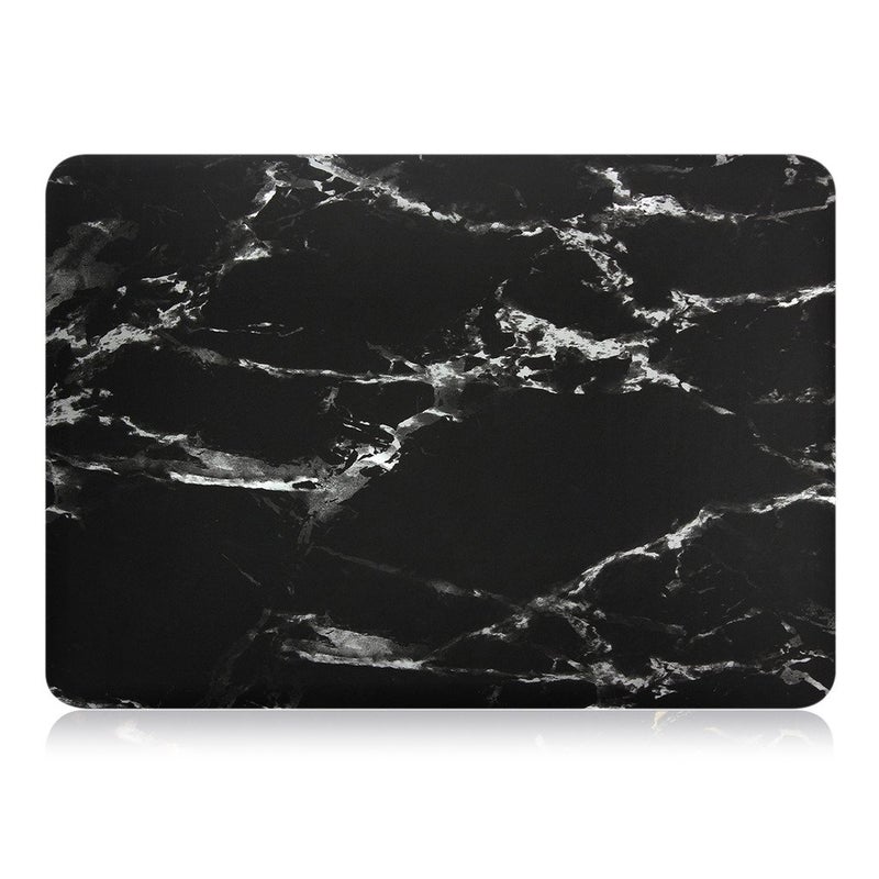 UESWILL Marble Pattern Hard Shell Case Cover Compatible with 2010-2017 Release MacBook Air 13 inch Model A1466 / A1369 (No Touch ID), (Black/White) - Image 3